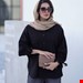 شومیز جلو بسته لینن مشکی 