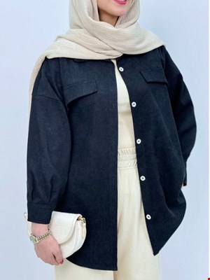 مانتو مخمل کبریتی سایز بزرگ 9800