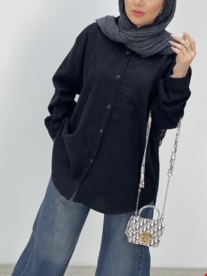 مانتو مخمل کبریتی سایزبزرگ کد27744