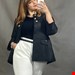 کت ژاکارد مشکی 