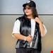 وست چرم مشکی