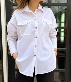 شومیزدوجیب دردارسایز بزرگ کد210 