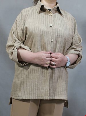 شومیز لینن زارا کد6244