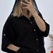 شومیز لینن مشکی 